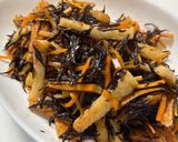 簡単！ひじきとちくわの炒め煮作り方7写真