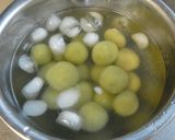 抹茶白玉のおしるこ作り方3写真