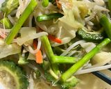 簡単ゴーヤラーメン（中華三昧塩味で）作り方9写真