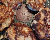 シャキふわっ、れんこんの和風照り焼きハンバーグ。作り方4写真