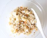 チーズとキノコの旨味【ライスコロッケ】作り方3写真