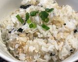 炊かない、しらすとワカメのご飯 1人前作り方2写真