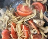 さばトマトのにんにくバターソテー作り方7写真