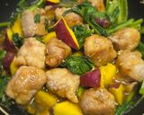 厚揚げの豚肉巻きと季節の野菜和風煮物作り方6写真