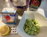旬の味！空豆とクリームチーズのディップ作り方1写真