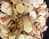 豚肉と長芋の梅風味炒め作り方6写真