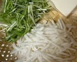 水菜、大根の豆腐和え作り方2写真