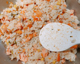 塩銀鮭と根菜の生姜炊き込みご飯作り方5写真