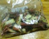 ミョウガの茎のゆかり浅漬け作り方1写真