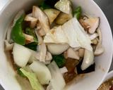 根菜茄子白菜オイオムライス味温野菜サラダ作り方16写真