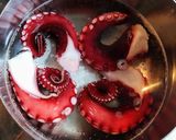 蛸の柔らか煮　梅酵母&炭酸水作り方2写真
