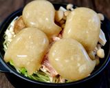 ハロウィンに鍋食べよ♪おばけ味噌おろし鍋作り方7写真