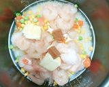 炊飯器でエビピラフ作り方2写真