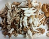 圧力鍋で✫きのこのもちもち炊き込みご飯作り方2写真