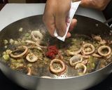 レモン香る旬のイカとセロリのイカ墨パスタ作り方9写真