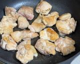今日の夕飯！厚揚げとナスと鶏肉の甘酢炒め作り方5写真