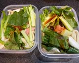 【男料理】冷凍ストック！ジップロックうどん弁当作り方4写真
