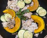 きのこと鶏の秋の味蒸し作り方4写真