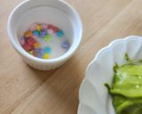 子どもと作る簡単Xmasツリー☆米粉豆乳作り方3写真