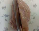 鶏胸肉のキムチーズロール作り方1写真