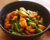 にんにくの芽と鶏むね肉の焼肉のタレ和え作り方7写真
