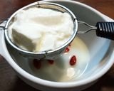 杏仁パウダー豆乳ヨーグルトと杏酵母・｢酢小豆｣作り方1写真