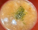 長芋のとろとろ味噌汁作り方6写真