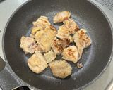 鶏肉の中華麹漬けとアスパラときくらげ炒め作り方8写真
