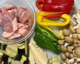 野菜たっぷりグリーンカレー作り方3写真