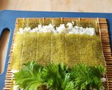 クルミの佃煮♪恵方巻き☆節分☆サラダ巻き作り方2写真