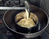 セルクル使って麦チョコホットケーキ作り方2写真