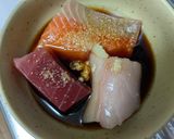 余ったお刺身のバター醤油煮✍レンジで簡単作り方1写真