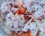＊茄子と大葉のゆで豚ピリ辛焼き肉炒め＊作り方5写真