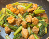 角切り豚と小松菜の味噌炒め作り方6写真