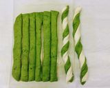 抹茶のマーブルツイストパン作り方12写真