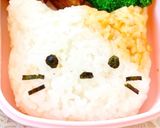 お弁当おにぎり☆猫ちゃん弁当作り方3写真