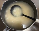 味噌味の卵粥作り方2写真