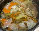 岩手郷土料理ひっつみ汁作り方8写真