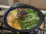 水菜たっぷり肉豆腐