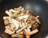 【簡単夕食】冷凍サバのきのこガリバタ添え作り方4写真