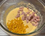 2歳息子のお気に入り朝食ピザパンケーキ作り方3写真