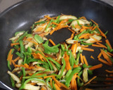 しらたきと野菜のチャプチェ風炒め作り方4写真