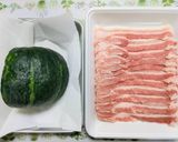 簡単夏の夕飯！カボチャ豚バラ肉味噌肉巻き作り置き作り方1写真