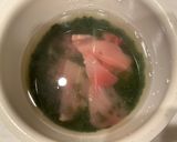 まぐろとわかめのおかゆ作り方3写真