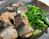 いわしの煮付け缶でいわしとニラの和え物作り方4写真