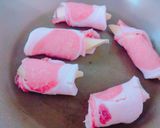 *豚肉のバナナ巻き粒マスタードソース*作り方2写真