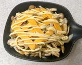 しめじと新玉ねぎのマヨチーズ焼き作り方4写真