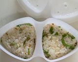 サバ味噌缶と岩下の新生姜のおにぎり作り方4写真