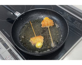 うずらと生ハムチーズの串カツ★動画あり★作り方13写真