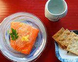 【酒肴】サーモンの塩レモンジュレがけ作り方6写真